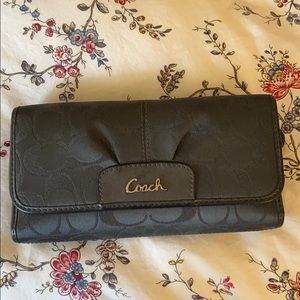 Gray coach wallet